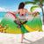 Zimbabwe Vibe Sarong Tribal-Inspired Background with Geometric Flag Color Design