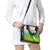 Zimbabwe Vibe Shoulder Handbag Tribal-Inspired Background with Geometric Flag Color Design