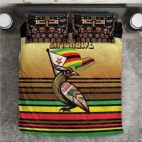 Zimbabwe Pride Bedding Set Zimbabwean Bird, Tribal Patterns and Pan-African Colors