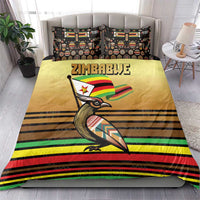 Zimbabwe Pride Bedding Set Zimbabwean Bird, Tribal Patterns and Pan-African Colors