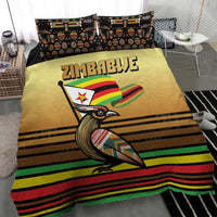 Zimbabwe Pride Bedding Set Zimbabwean Bird, Tribal Patterns and Pan-African Colors