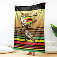 Zimbabwe Pride Blanket Zimbabwean Bird, Tribal Patterns and Pan-African Colors