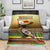 Zimbabwe Pride Blanket Zimbabwean Bird, Tribal Patterns and Pan-African Colors