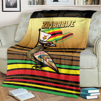 Zimbabwe Pride Blanket Zimbabwean Bird, Tribal Patterns and Pan-African Colors