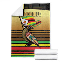 Zimbabwe Pride Blanket Zimbabwean Bird, Tribal Patterns and Pan-African Colors