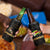 Zimbabwe Pride 4 in 1 Can Cooler Tumbler Zimbabwean Bird, Tribal Patterns and Pan-African Colors