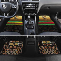 Zimbabwe Pride Car Mats Zimbabwean Bird, Tribal Patterns and Pan-African Colors