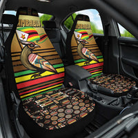 Zimbabwe Pride Car Seat Cover Zimbabwean Bird, Tribal Patterns and Pan-African Colors