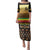 Zimbabwe Pride Family Matching Puletasi and Hawaiian Shirt Zimbabwean Bird, Tribal Patterns and Pan-African Colors