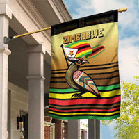Zimbabwe Pride Garden Flag Zimbabwean Bird, Tribal Patterns and Pan-African Colors