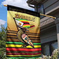 Zimbabwe Pride Garden Flag Zimbabwean Bird, Tribal Patterns and Pan-African Colors