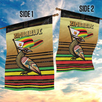 Zimbabwe Pride Garden Flag Zimbabwean Bird, Tribal Patterns and Pan-African Colors