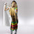 Zimbabwe Pride Hooded Blanket Zimbabwean Bird, Tribal Patterns and Pan-African Colors