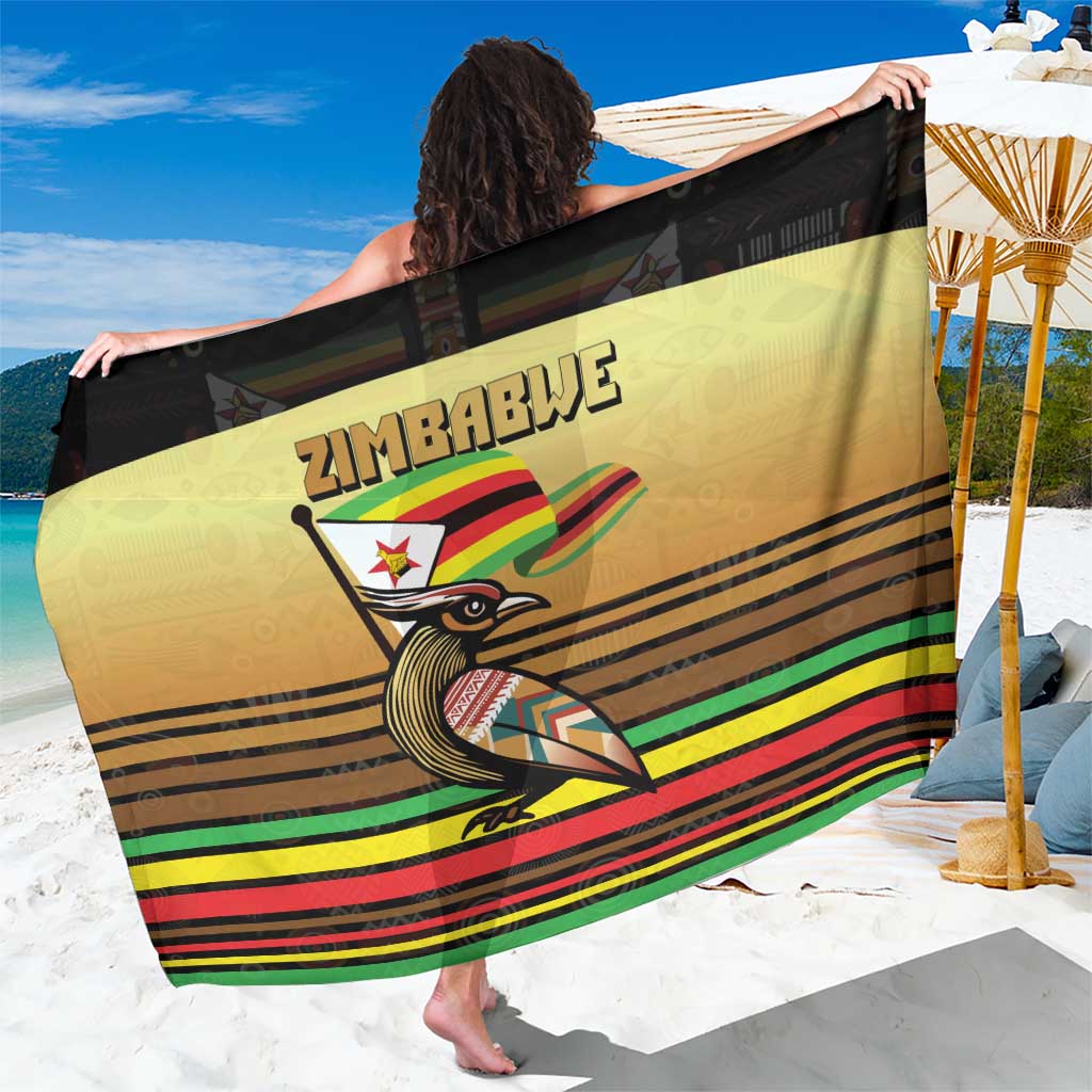 Zimbabwe Pride Sarong Zimbabwean Bird, Tribal Patterns and Pan-African Colors