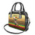 Zimbabwe Pride Shoulder Handbag Zimbabwean Bird, Tribal Patterns and Pan-African Colors