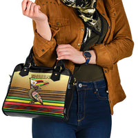 Zimbabwe Pride Shoulder Handbag Zimbabwean Bird, Tribal Patterns and Pan-African Colors