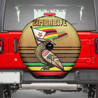 Zimbabwe Pride Spare Tire Cover Zimbabwean Bird, Tribal Patterns and Pan-African Colors