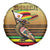 Zimbabwe Pride Spare Tire Cover Zimbabwean Bird, Tribal Patterns and Pan-African Colors