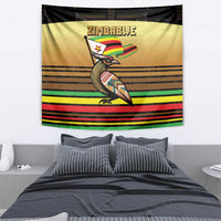 Zimbabwe Pride Tapestry Zimbabwean Bird, Tribal Patterns and Pan-African Colors