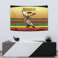Zimbabwe Pride Tapestry Zimbabwean Bird, Tribal Patterns and Pan-African Colors