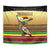 Zimbabwe Pride Tapestry Zimbabwean Bird, Tribal Patterns and Pan-African Colors