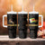 Zimbabwe Pride Tumbler With Handle Zimbabwean Bird, Tribal Patterns and Pan-African Colors