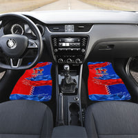 Haiti Flag Day Arcahaie 1803 Car Mats Geometric Low Poly Flag Art - Birthplace Of Liberty Graphic
