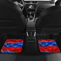 Haiti Flag Day Arcahaie 1803 Car Mats Geometric Low Poly Flag Art - Birthplace Of Liberty Graphic