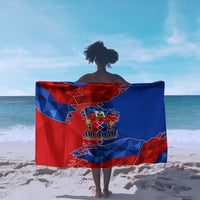 Haiti Flag Day Arcahaie 1803 Sarong Geometric Low Poly Flag Art - Birthplace Of Liberty Graphic
