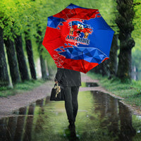 Haiti Flag Day Arcahaie 1803 Umbrella Geometric Low Poly Flag Art - Birthplace Of Liberty Graphic