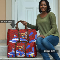 Haiti Flag Day Soul Of The Free L Union Fait La Force Travel Bag Peace Dove And Power Fist Art With Hibiscus And Broken Chains