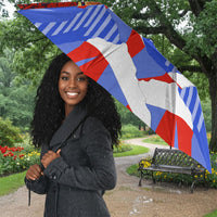 Haiti Flag Day Soul Of The Free L Union Fait La Force Umbrella Peace Dove And Power Fist Art With Hibiscus And Broken Chains