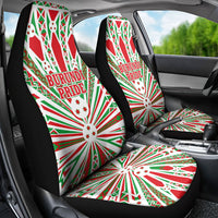 Burundi Pride Beat Of 1962 Independence Day Car Seat Cover Traditional Karyenda Drummer Art With Flag Sunburst Design