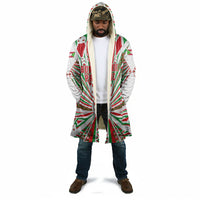 Burundi Pride Beat Of 1962 Independence Day Cloak Traditional Karyenda Drummer Art With Flag Sunburst Design