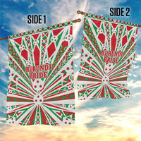 Burundi Pride Beat Of 1962 Independence Day Garden Flag Traditional Karyenda Drummer Art With Flag Sunburst Design