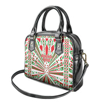 Burundi Pride Beat Of 1962 Independence Day Shoulder Handbag Traditional Karyenda Drummer Art With Flag Sunburst Design