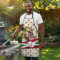 Burundi 1st July Independence Day Apron Patriotic Flag Portrait Art - Geometric Star Pattern
