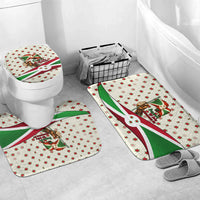 Burundi 1st July Independence Day Bathroom Set Patriotic Flag Portrait Art - Geometric Star Pattern