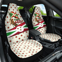 Burundi 1st July Independence Day Car Seat Cover Patriotic Flag Portrait Art - Geometric Star Pattern