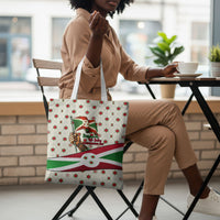 Burundi 1st July Independence Day Tote Bag Patriotic Flag Portrait Art - Geometric Star Pattern