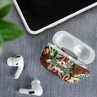 Burundi Independence Day AirPods Case 1st July 1962 Distressed Grunge Flag Art - Broken Chains And Freedom Star
