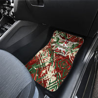 Burundi Independence Day Car Mats 1st July 1962 Distressed Grunge Flag Art - Broken Chains And Freedom Star