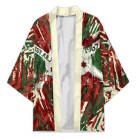 Burundi Independence Day Kimono 1st July 1962 Distressed Grunge Flag Art - Broken Chains And Freedom Star