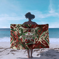 Burundi Independence Day Sarong 1st July 1962 Distressed Grunge Flag Art - Broken Chains And Freedom Star
