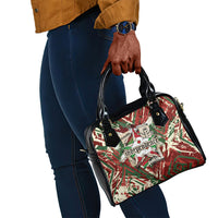Burundi Independence Day Shoulder Handbag 1st July 1962 Distressed Grunge Flag Art - Broken Chains And Freedom Star