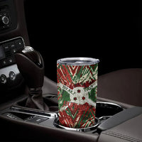 Burundi Independence Day Tumbler Cup 1st July 1962 Distressed Grunge Flag Art - Broken Chains And Freedom Star