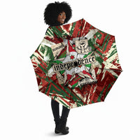 Burundi Independence Day Umbrella 1st July 1962 Distressed Grunge Flag Art - Broken Chains And Freedom Star