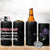 Jordan Black Iris 4 in 1 Can Cooler Tumbler with Flag Colors and Cultural Quote