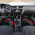 Jordan Black Iris Car Mats with Flag Colors and Cultural Quote