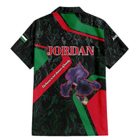 Jordan Black Iris Family Matching Mermaid Dress and Hawaiian Shirt with Flag Colors and Cultural Quote